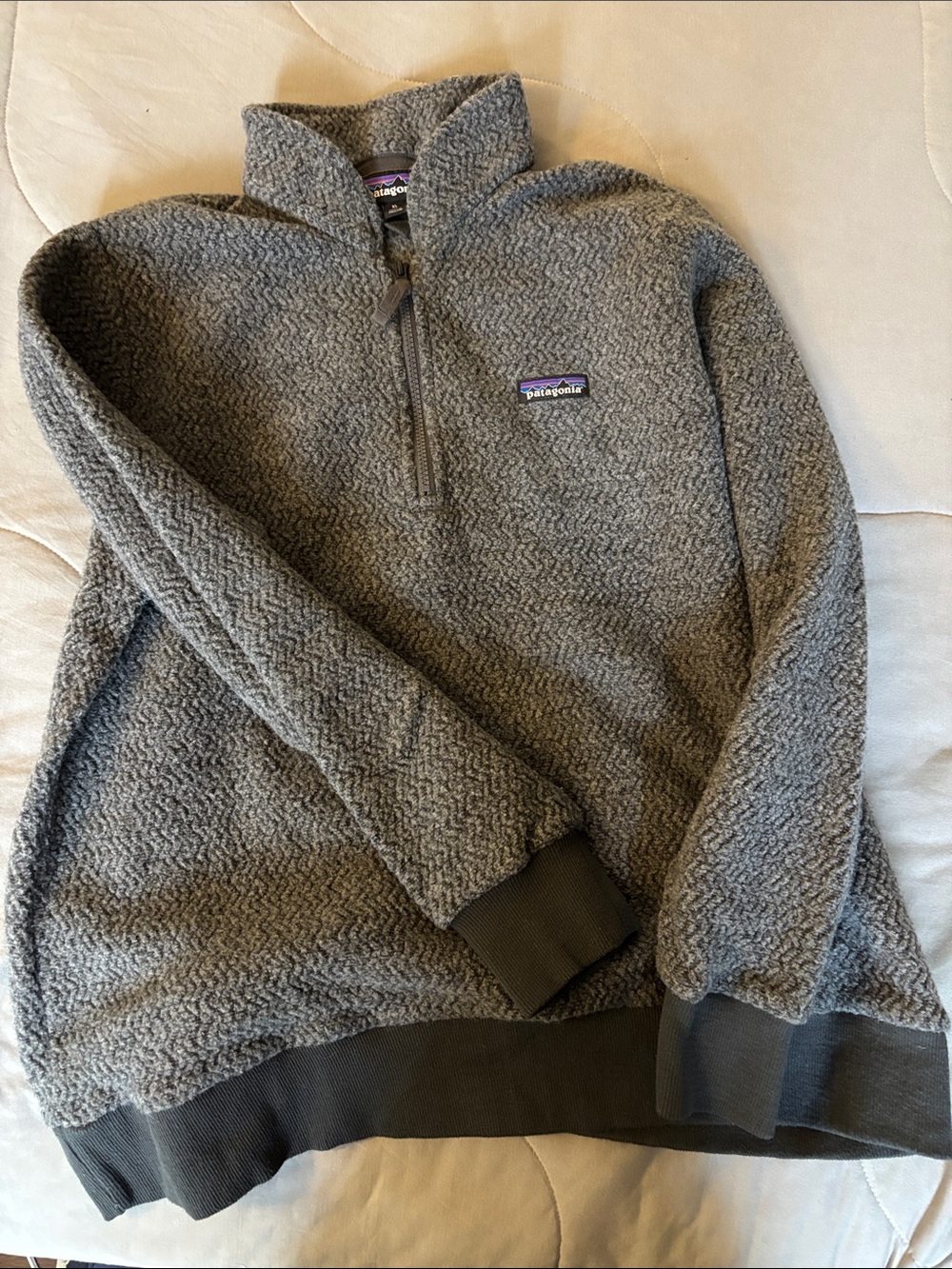 Patagonia Women’s Gray Half-Zip Pullover Sweater